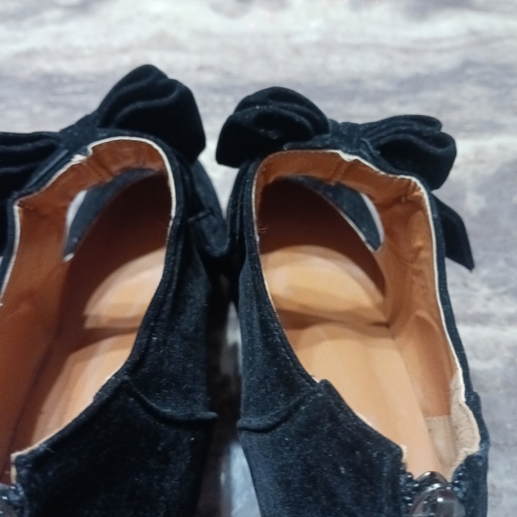 Velvet Heels Bow Mary Jane whimsigoth grunge sexy dark feminine - Picture 5 of 8